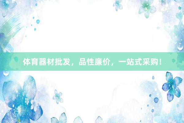 体育器材批发，品性廉价，一站式采购！